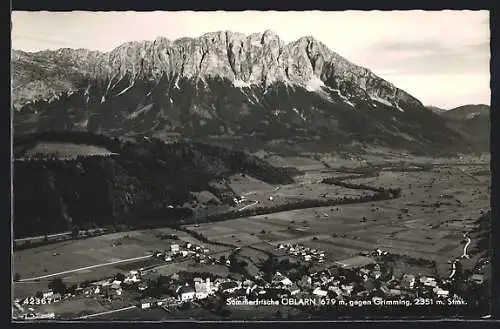 AK Öblarn, Teilansicht gegen Grimming