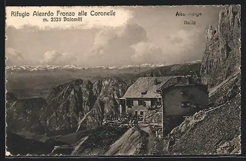AK Rifugio Verona, Aleardo Fronza alla Coronelle, Berghütte