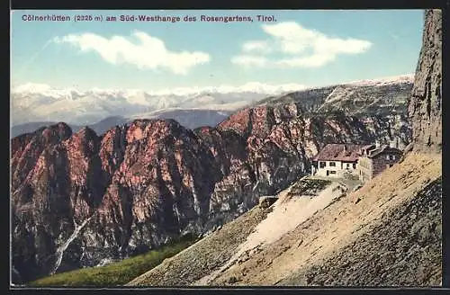 AK Cölnerhütten am Süd-Westhange des Rosengartens