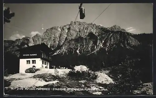 AK Rifugio Mandres, Stazione Intermedia Funivia Faloria