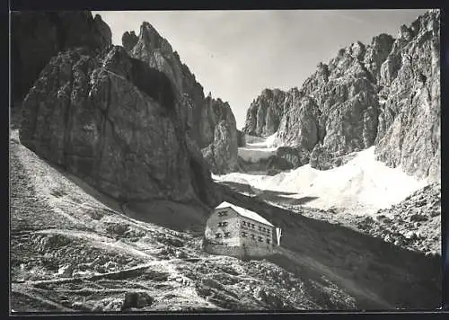 AK Langkofelhütte gegen Plattkofel Scharte