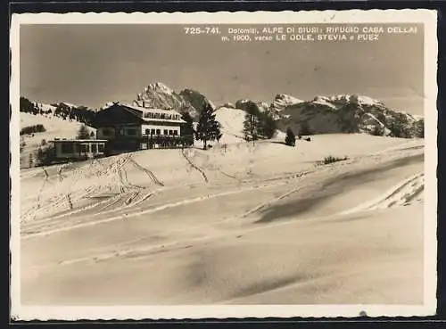 AK Rifugio Casa Dellai verso Le olde, Stevia e Puez, Alpe di Siusi