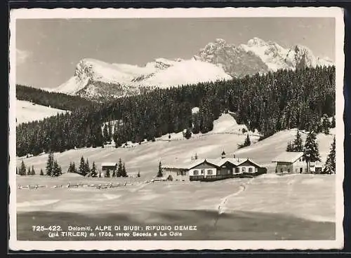 AK Rifugio Demez verso Seceda e Le Odle, Alpe di Siusi