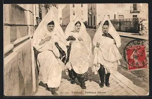 AK Tunisie, Femmes juives, Jüdinnen in Tracht