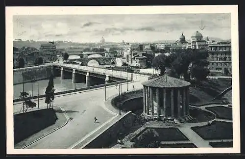 AK Roma, Veduta dal companile di S. Maria in Cosmedin, Synagoge