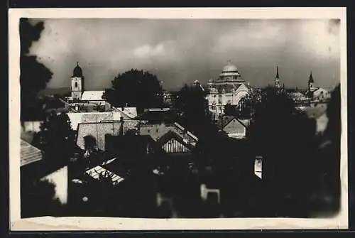 AK Lucenec, Panorama mit Synagoge