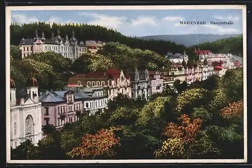 AK Marienbad, Synagoge an der Hauptstrasse