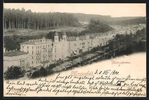 AK Marienbad, Synagoge in der Kaiserstrasse