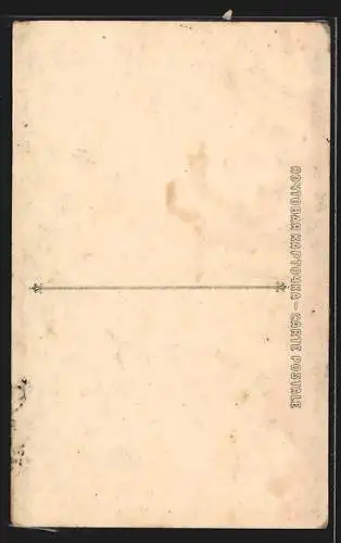 Künstler-AK Heimlich rauchende jüdische Knaben