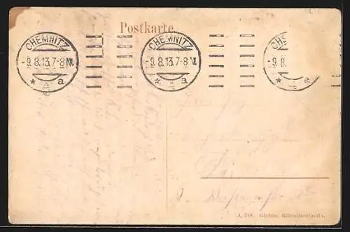 AK Chemnitz, Ansicht der Synagoge