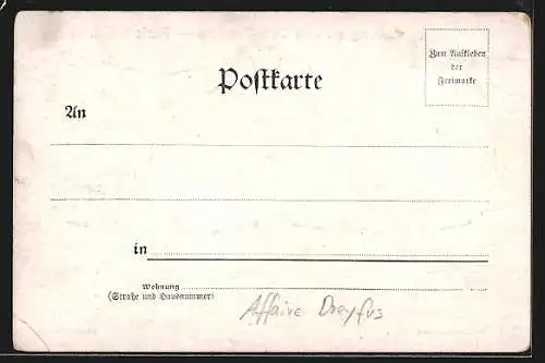 AK Zola-Prozess 1898 in Paris, Affaire Dreyfus, Esterhazy, Labori