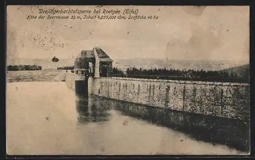 AK Roetgen /Eifel, Dreilägerbachtalsperre