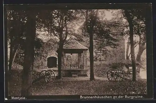 AK Montjoie, Brunnenhäuschen an der Burgruine