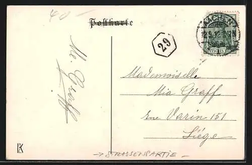 AK Aachen, Partie am Hansemannplatz