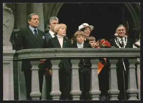 AK Königsfamilie von den Niederlanden am Koninginnedag 1981