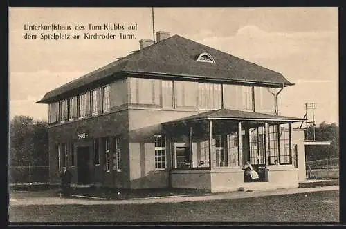 AK Hannover, Unterkunftshaus des Turn-Klubbs auf dem Spielplatz am Kirchröder Turm