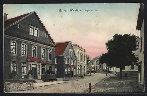 AK Halver /Westf., Partie in der Hauptstrassse