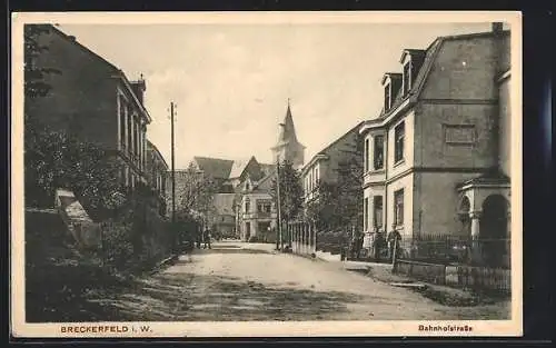 AK Breckerfeld, Blick in die Bahnhofstrasse