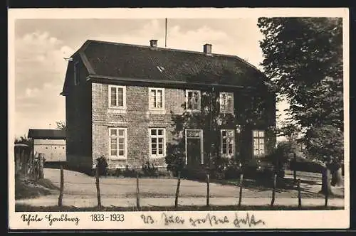 AK Honsberg, Schulgebäude, 1833-1933