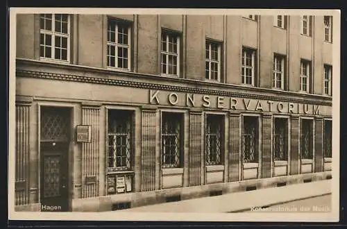 AK Hagen / Westfalen, Konservatorium der Musik