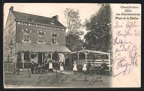 AK Chaudfontaine, Hotel des Exeursionnistes, Place de la Station