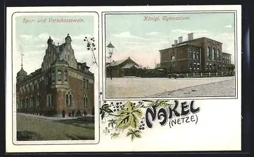 AK Nakel /Netze, Spar- und Vorschussverein, Königl. Gymnasium