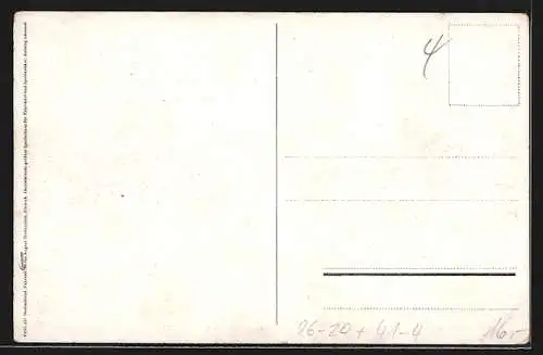 Künstler-AK Willy Stoewer: Dreimast-Segelschiff in Ufernähe