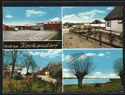 AK Kochendorf / Windeby, Gebäudeansicht, Uferpartie, Ortspartie