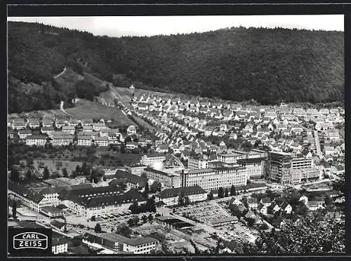AK Oberkochen /Württemberg, Teilansicht mit Carl Zeiss-Werk