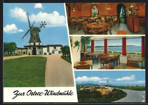 AK Westerholz, Ostsee-Windmühle, Aussenansicht, Innenansichten, Campingplatz