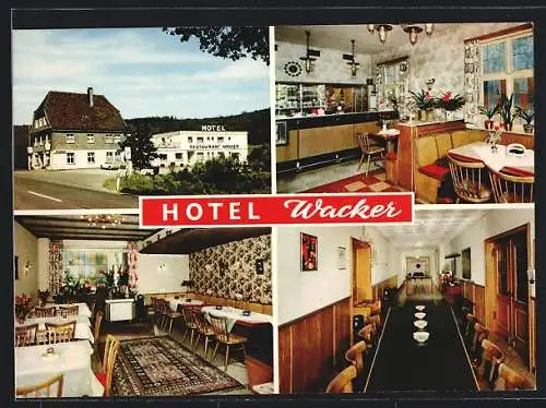 AK Brün üb. Olpe-Biggesee, Hotel und Restaurant Wacker