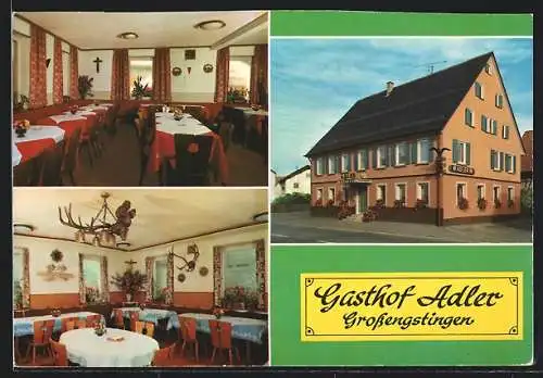 AK Grossengstingen, Gasthof Adler, Eigentümer Hans Dorn