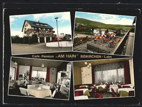 AK Biskirchen /Lahn, Cafe-Pension Am Hain