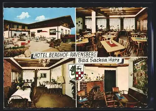 AK Bad Sachsa /Harz, Hotel Berghof Ravensberg