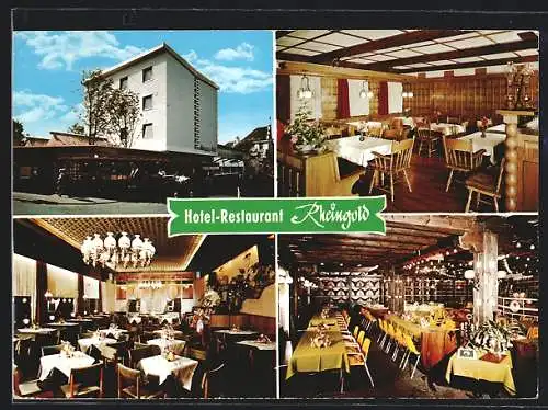 AK Königswinter, Hotel Restaurant Rheingold, Drachenfelsstr. 36
