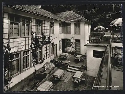 AK Bad Schwalbach im Taunus, Hotel Zum Ritter, Am Stahlbadehaus und Weinbrunnen