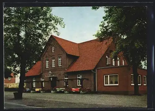 AK Lemke / Nienburg, Gasthaus K. H. Cunow