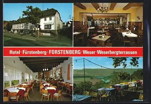AK Fürstenberg / Weser, Hotel Fürstenberg