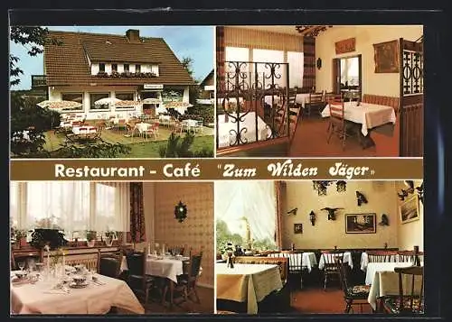 AK Silberborn / Solling, Restaurant-Cafe Zum wilden Jäger