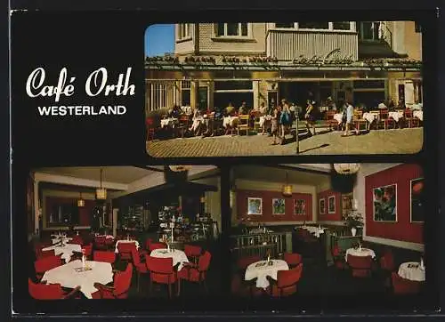 AK Westerland-Sylt, Cafe Orth, Konditorei und Pension, Friedrichstr. 30