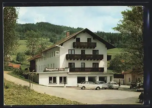 AK Böbrach /Bayer. Wald, Berggasthof Asbach, Georg Fritz