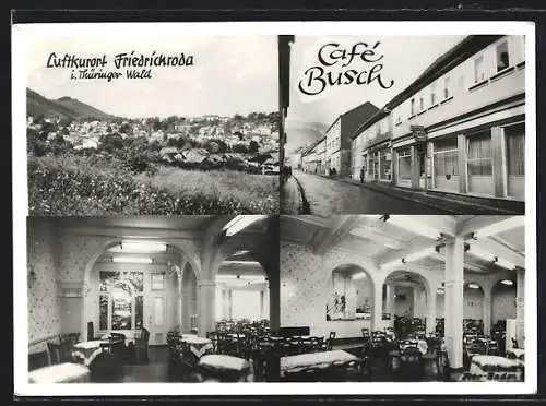 AK Friedrichroda i. Thüringer Wald, Konditorei-Cafe Busch