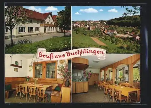 AK Buchklingen / Odenwald, Gasthaus Grüner Baum, Bes. A. Arnold