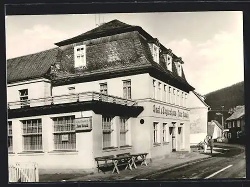 AK Unterweissbach /Thür., Gast- und Pensionshaus Zum Hirsch