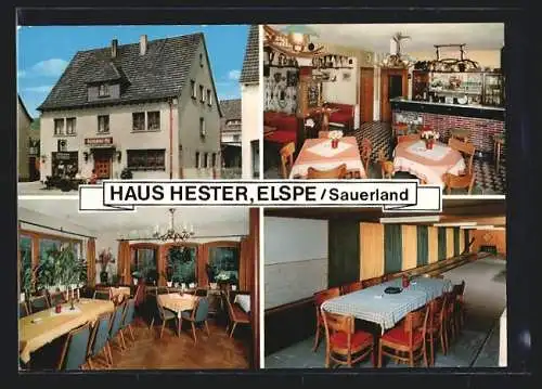 AK Elspe /Sauerland, Gasthaus Haus Hester, Lennestadt 12