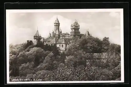AK Braunfels a. d. Lahn, Blick auf das Schloss
