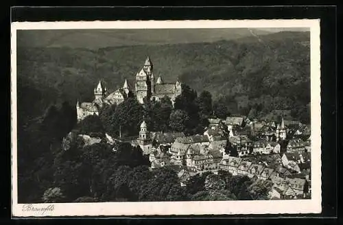 AK Braunfels, Teilansicht mit Schloss