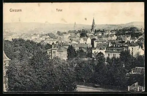 AK Giessen, Totalansicht mit Kirche