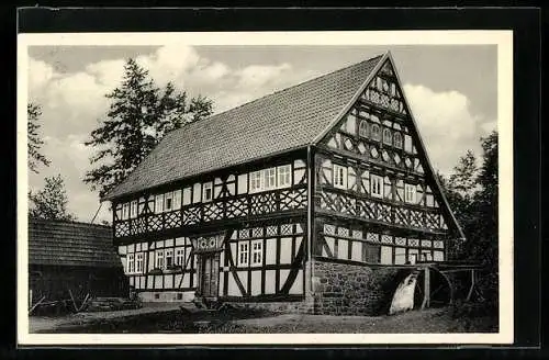 AK Ilbeshausen /Kr. Vogelsberg, Die Teufelsmühle von 1691