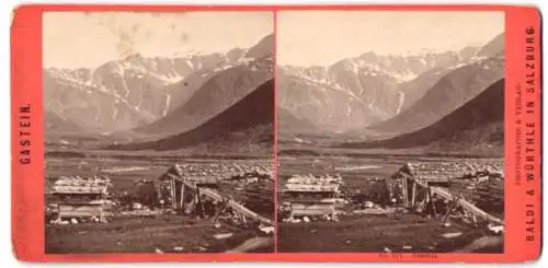 Stereo-Fotografie Baldi & Würthle, Salzburg, Ansicht Gastein, Blick über das Nassfeld